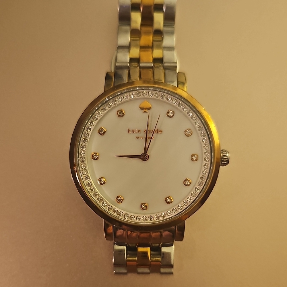 Kate Spade Two-Tone Gold and Silver Watch